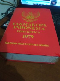 Image of Farmakope Indonesia Edisi Ketiga 1979