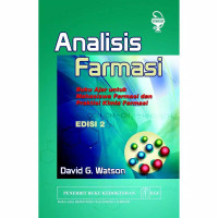 Image of Analisis Farmasi: Buku ajar untuk mahasiswa dan praktisi kimia farmasi